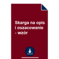 skarga-na-opis-i-oszacowanie-wzor-pdf-doc