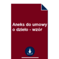 aneks-do-umowy-o-dzielo-wzor