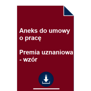 aneks-do-umowy-o-prace-premia-uznaniowa-wzor