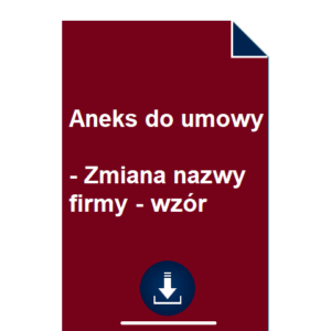 aneks-do-umowy-zmiana-nazwy-firmy-wzor