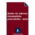 aneks-do-zakresu-obowiazkow-pracownika-wzor-pdf-doc