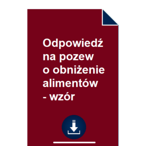 odpowiedz-na-pozew-o-obnizenie-alimentow-wzor-pdf-doc