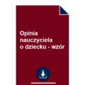 opinia-nauczyciela-o-dziecku-wzor