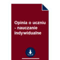 opinia-o-uczniu-nauczanie-indywidualne