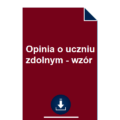 opinia-o-uczniu-zdolnym-wzor