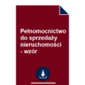 pelnomocnictwo-do-sprzedazy-nieruchomosci-wzor