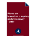 pismo-do-inwestora-o-zaplate-podwykonawcy-wzor