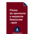 pismo-do-sponsora-o-wsparcie-finansowe-wzor