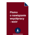 pismo-o-nawiazanie-wspolpracy-wzor