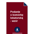 podanie-o-komorke-lokatorska-wzor