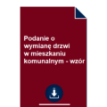 podanie-o-wymiane-drzwi-w-mieszkaniu-komunalnym-wzor