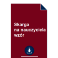 skarga-na-nauczyciela-wzor