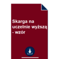 skarga-na-uczelnie-wyzsza-wzor-pdf-doc