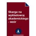 skarga-na-wykladowce-akademickiego-wzor-pdf-doc