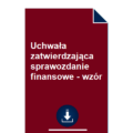 uchwala-zatwierdzajaca-sprawozdanie-finansowe-wzor