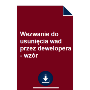 wezwanie-do-usuniecia-wad-przez-dewelopera-wzor