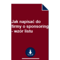 jak-napisac-do-firmy-o-sponsoring-wzor-listu-przyklad