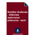 notatka-sluzbowa-odmowa-wykonania-polecenia-wzor