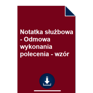 notatka-sluzbowa-odmowa-wykonania-polecenia-wzor