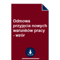 odmowa-przyjecia-nowych-warunkow-pracy-wzor