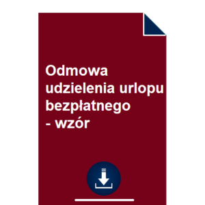 odmowa-udzielenia-urlopu-bezplatnego-wzor