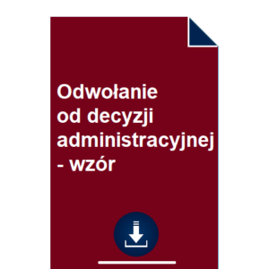 odwolanie-od-decyzji-administracyjnej-wzor