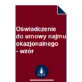 oswiadczenie-do-umowy-najmu-okazjonalnego-wzor