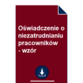 oswiadczenie-o-niezatrudnianiu-pracownikow-wzor