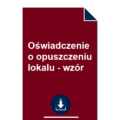 oswiadczenie-o-opuszczeniu-lokalu-wzor