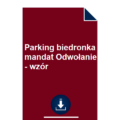 parking-biedronka-mandat-odwolanie-wzor