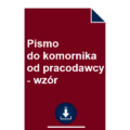 pismo-do-komornika-od-pracodawcy-wzor