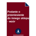 podanie-o-przeniesienie-do-innego-sklepu-wzor-przyklad