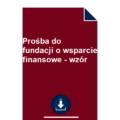 prosba-do-fundacji-o-wsparcie-finansowe-wzor