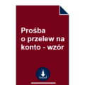 prosba-o-przelew-na-konto-wzor