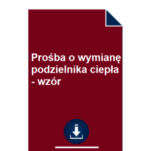 prosba-o-wymiane-podzielnika-ciepla-wzor