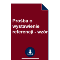 prosba-o-wystawienie-referencji-wzor