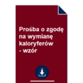 prosba-o-zgode-na-wymiane-kaloryferow-wzor