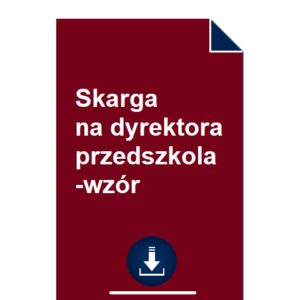skarga-na-dyrektora-przedszkola-wzor-pdf-doc