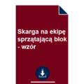 skarga-na-ekipe-sprzatajaca-blok-wzor