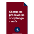 skarga-na-pracownika-socjalnego-wzor-przyklad