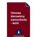 umowa-darowizny-samochodu-wzor