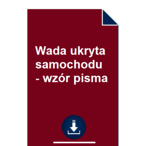 wada-ukryta-samochodu-wzor-pisma