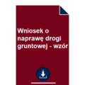 wniosek-o-naprawe-drogi-gruntowej-wzor