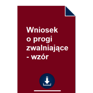 wniosek-o-progi-zwalniajace-wzor