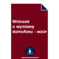 wniosek-o-wymiane-domofonu-wzor