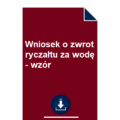 wniosek-o-zwrot-ryczaltu-za-wode-wzor