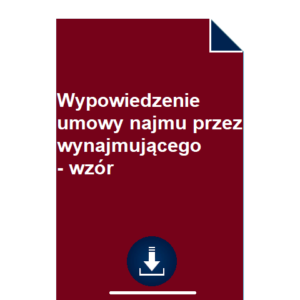 wypowiedzenie-umowy-najmu-przez-wynajmujacego-wzor