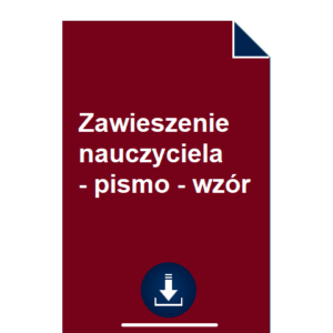 zawieszenie-nauczyciela-pismo-wzor