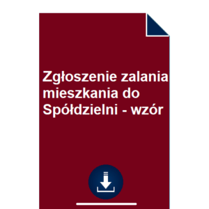 zgloszenie-zalania-mieszkania-do-spoldzielni-wzor