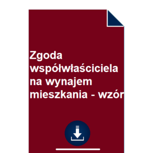 zgoda-wspolwlasciciela-na-wynajem-mieszkania-wzor